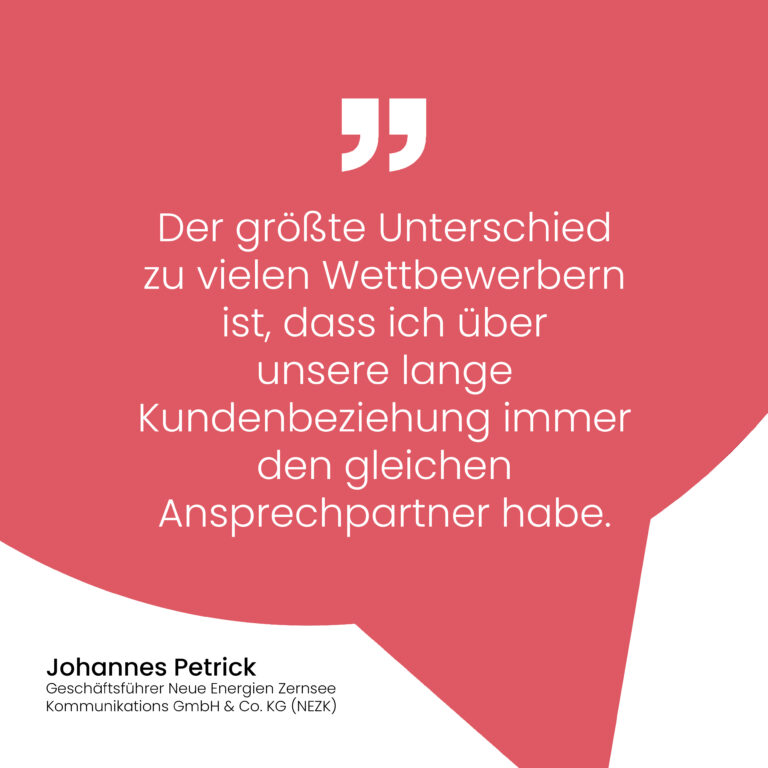 Chart mit Zitat von Johannes Petrick